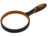 Фото Ручная лупа Magnifier LR-100 оранжевая