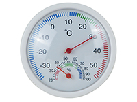 Фото Термометр с гигрометром TH-1 белый
