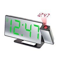 Фото Настольные часы с проектором VST-896-4, зеленые цифры.