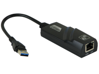 Фото Мережева карта USB 3.0 - Lan RJ45 чорна HY-3001