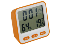 Фото Термометр з гігрометром BK-854 оранжевий