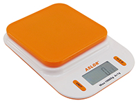 Фото Весы кухонные Aslor QZ-109 до 10 кг оранжевые